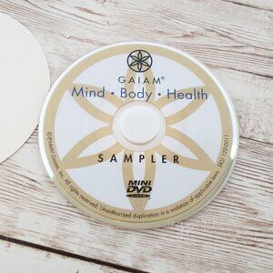 GAIAM Sampler Mini DVD (Disc Only) Exercise Fitness Mind Body Health Video